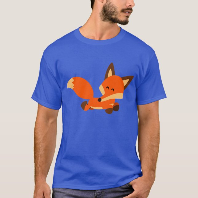 Camiseta linda del Fox del dibujo animado de la (Anverso)