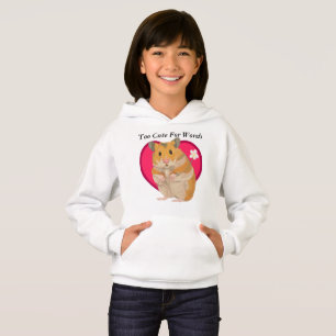 Camiseta linda del hámster de los chicas