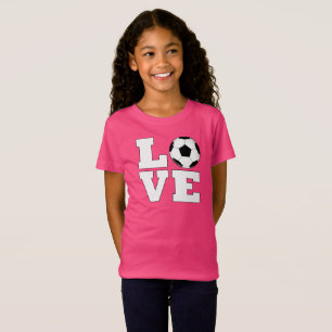Camiseta linda del jugador de fútbol del AMOR del