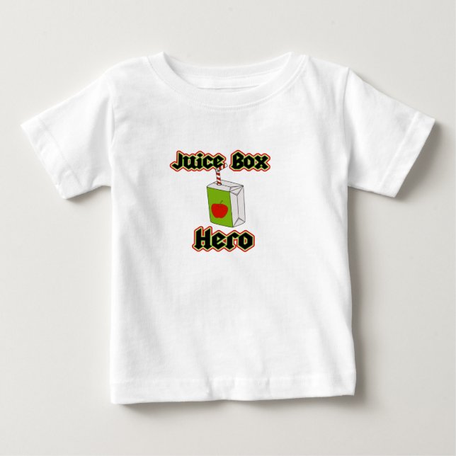 Camiseta linda del niño del héroe de la caja del (Anverso)