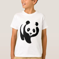 Camiseta linda del oso de panda