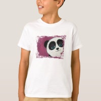 Camiseta linda del oso de panda