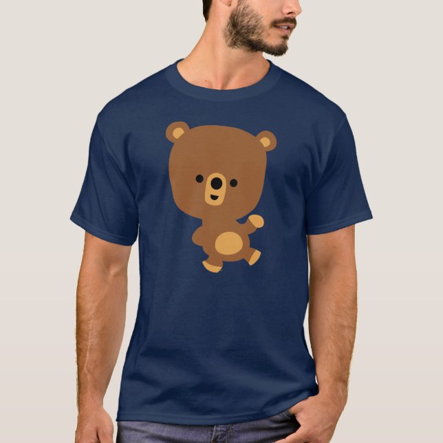 Camiseta linda del oso del "buen ambiente" del (Anverso)