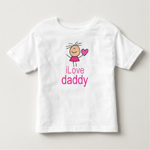 Camiseta linda del papá del amor de I