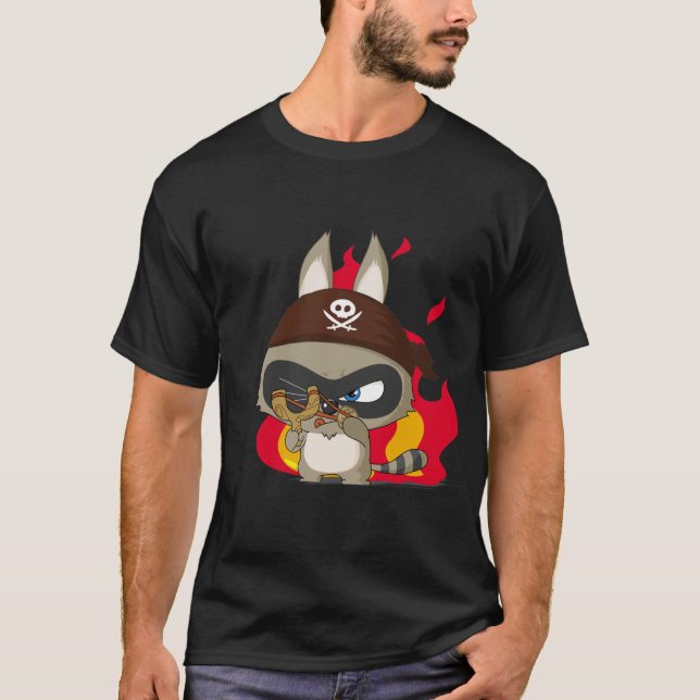 Camiseta linda del personaje de dibujos animados (Anverso)