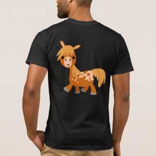 Camiseta linda del potro del Appaloosa del dibujo