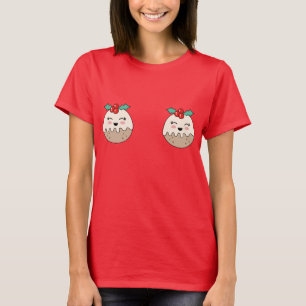 Camiseta linda del pudín del navidad de Navidad d