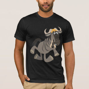 Camiseta linda del Wildebeest del baile de