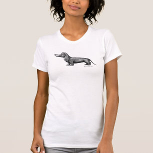 Camiseta linda divertida del arte del dibujo de la