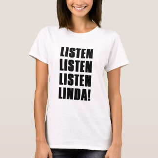 CAMISETA LINDA ESCUCHA ME