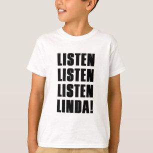 CAMISETA LINDA ESCUCHA MÍ