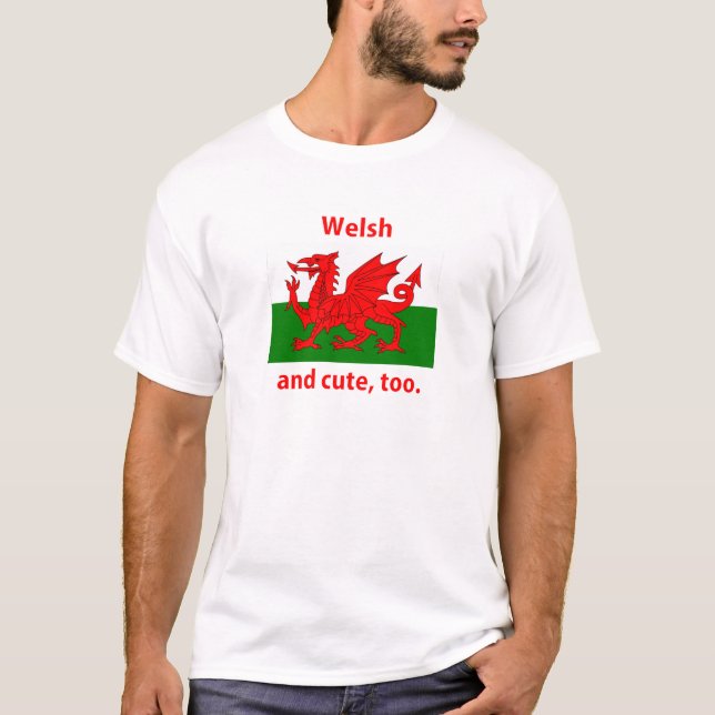 camiseta linda Galés (Anverso)