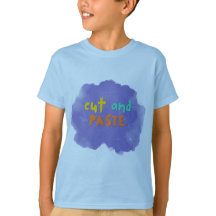 camiseta linda para niños creativos