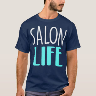 Camiseta linda peluquera de la tecnología de uñas de Salon