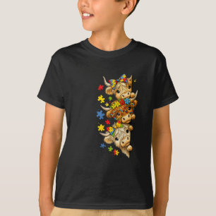 Camiseta Linda pieza de rompecabezas de concienciación sobr