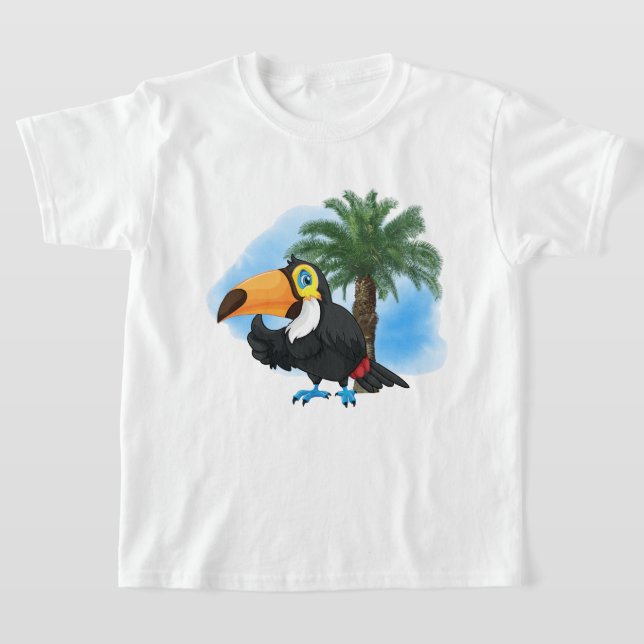 Camiseta linda playa toucan kids unisex T-Shirt (Distribución)