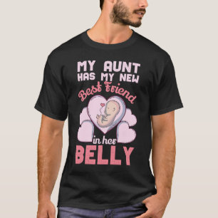 Camiseta Linda prima sobrina esperando tía tiene mi niña