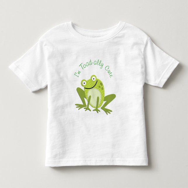 Camiseta linda sonriente del aliado del sapo de la (Anverso)