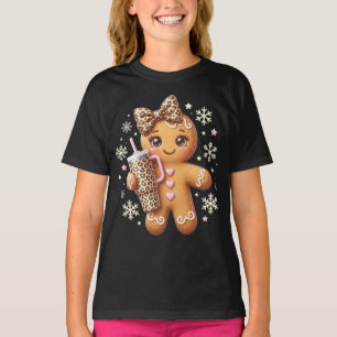 Camiseta Lindas Chicas Coquetas de Pan de Jengibre Navidad