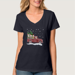 Camiseta Lindas locuras con Navidades graciosos del Camión