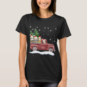 Camiseta Lindas locuras con Navidades graciosos del Camión