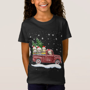 Camiseta Lindas locuras con Navidades graciosos del Camión 