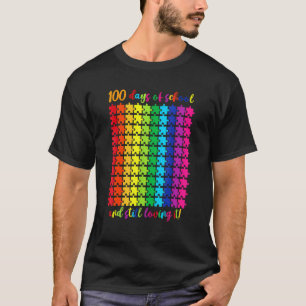 Camiseta Lindo 100 Días De Escuela Y Todavía Lo Ama Maestro