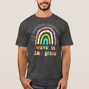 Camiseta lindo 2º grado a la escuela segundo chico astronau