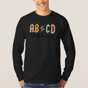 Camiseta Lindo Abcd Leopardo Segundo Grado 2do Grado Maestr