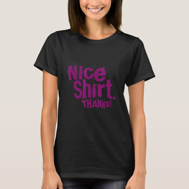 Camiseta Lindo agradecimiento shiirt (Anverso)