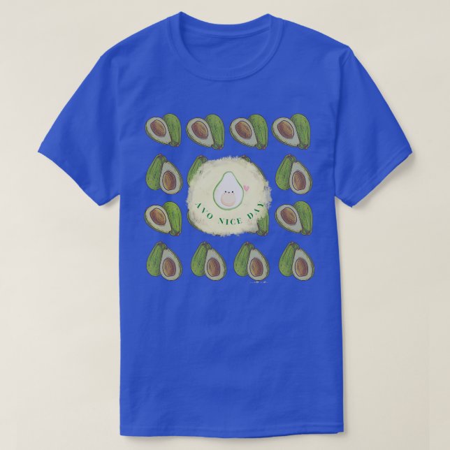 Camiseta lindo aguacate citas de diseño (Diseño del anverso)