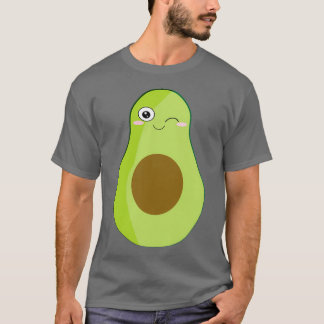 Camiseta lindo aguacate wining kawaii