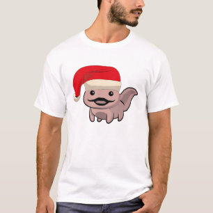 Camiseta lindo ajolote de navidad