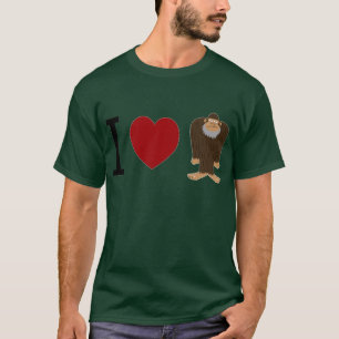 Camiseta ¡LINDO! AMO el diseño de <3 BIGFOOT - encontrar