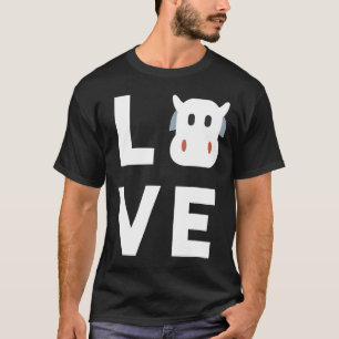 Camiseta Lindo amo las vacas Vaca para niños