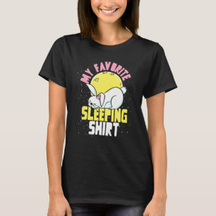 Camiseta Lindo animal conejito dormilón perezoso noche durm