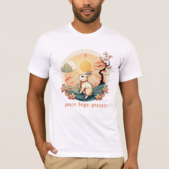 Camiseta Lindo, Año Nuevo Lunar, Año del Conejo (Anverso)