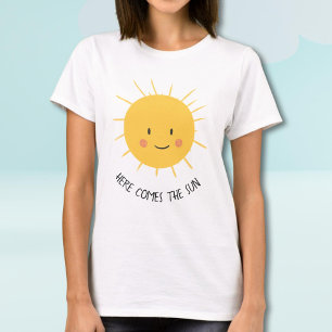 Camiseta Lindo Aquí viene el sol Madre embarazada