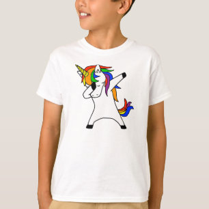 Camiseta Lindo arcoiris con unicornio