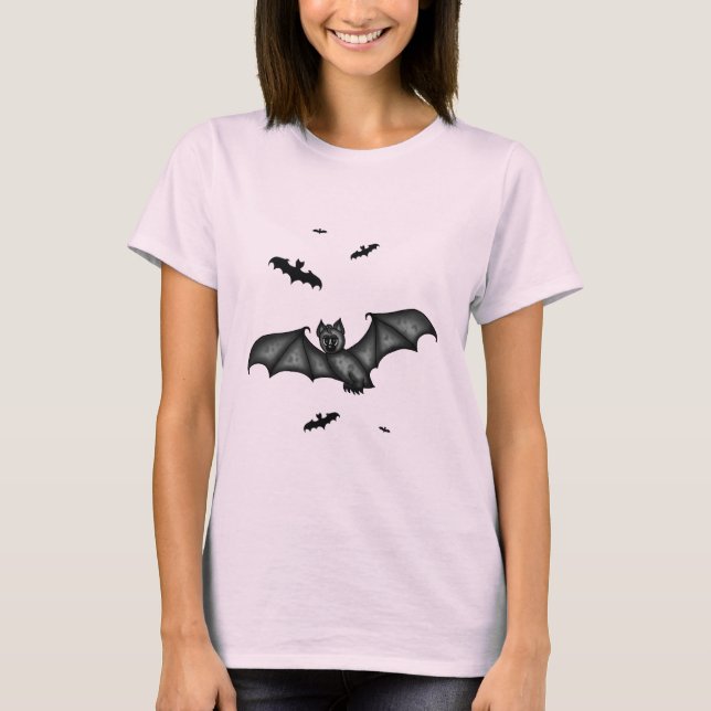 Camiseta lindo Bat (Anverso)