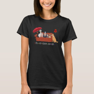 Camiseta lindo bernedoodle bernés pug mamá papá perro
