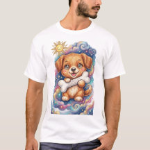 Lindo Cachorro de Lápiz de Colores con Hueso – Cap