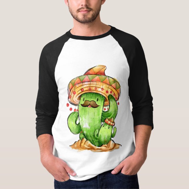 Camiseta lindo cactus (Anverso)