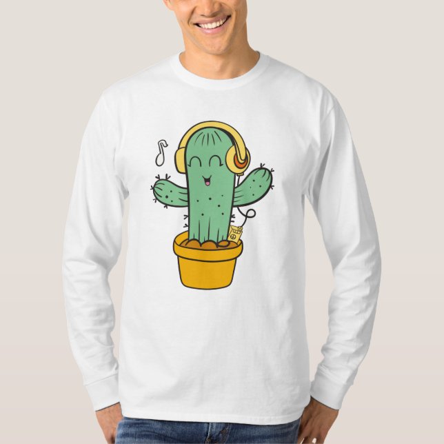 Camiseta lindo cactus (Anverso)