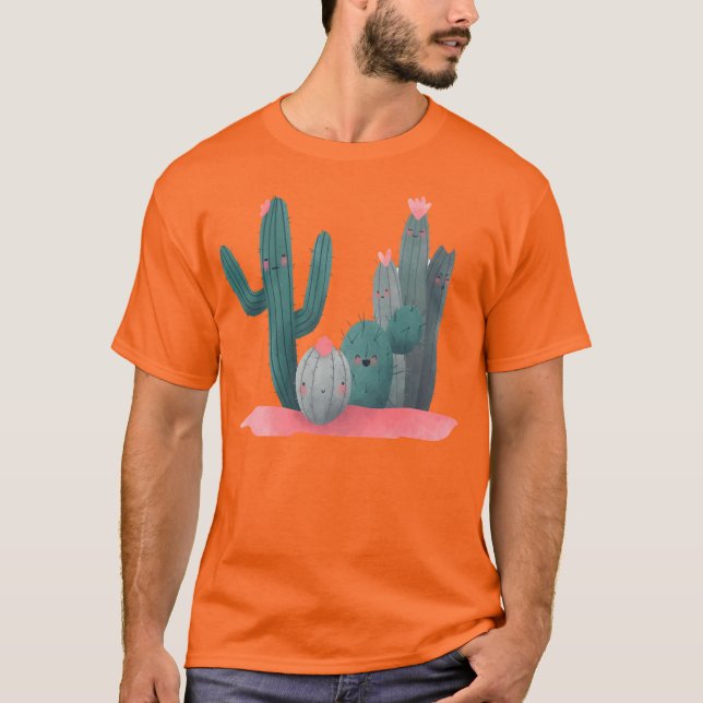 Camiseta lindo cactus (Anverso)