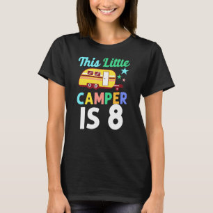 Camiseta Lindo Camping Este Pequeño Camper Es 8 Camión Moto