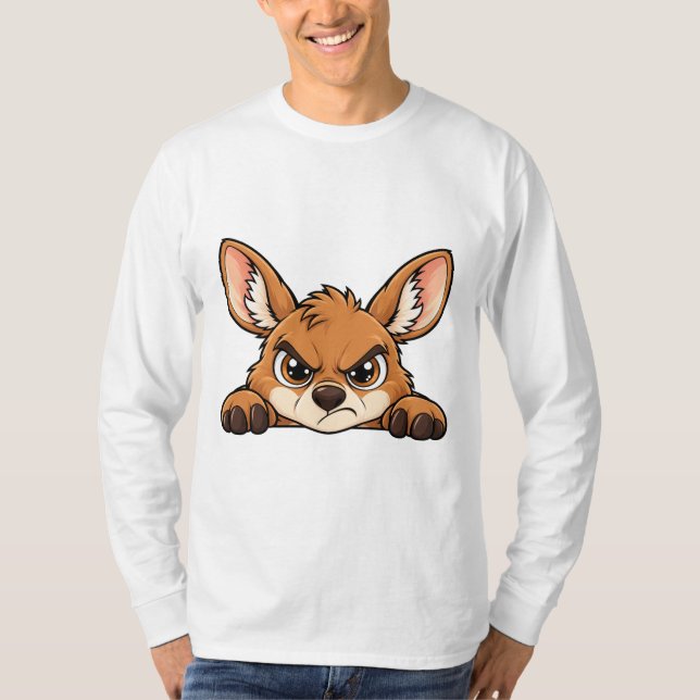 Camiseta Lindo canguro Peekaboo (Anverso)
