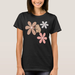 Camiseta Lindo carpincho con flor