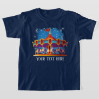 lindo carrusel unisex niños añadir texto