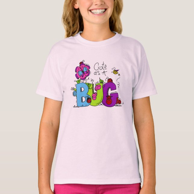 Camiseta Lindo como insecto (Anverso)